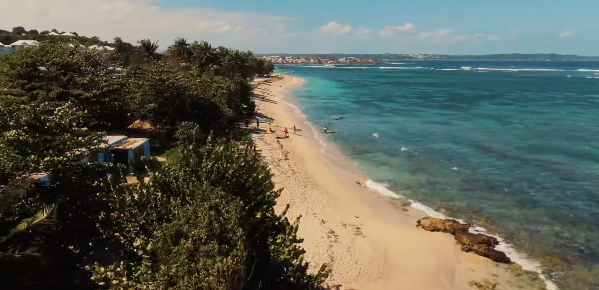 Wingfoil spot La Moule in La Moule, Guadeloupe