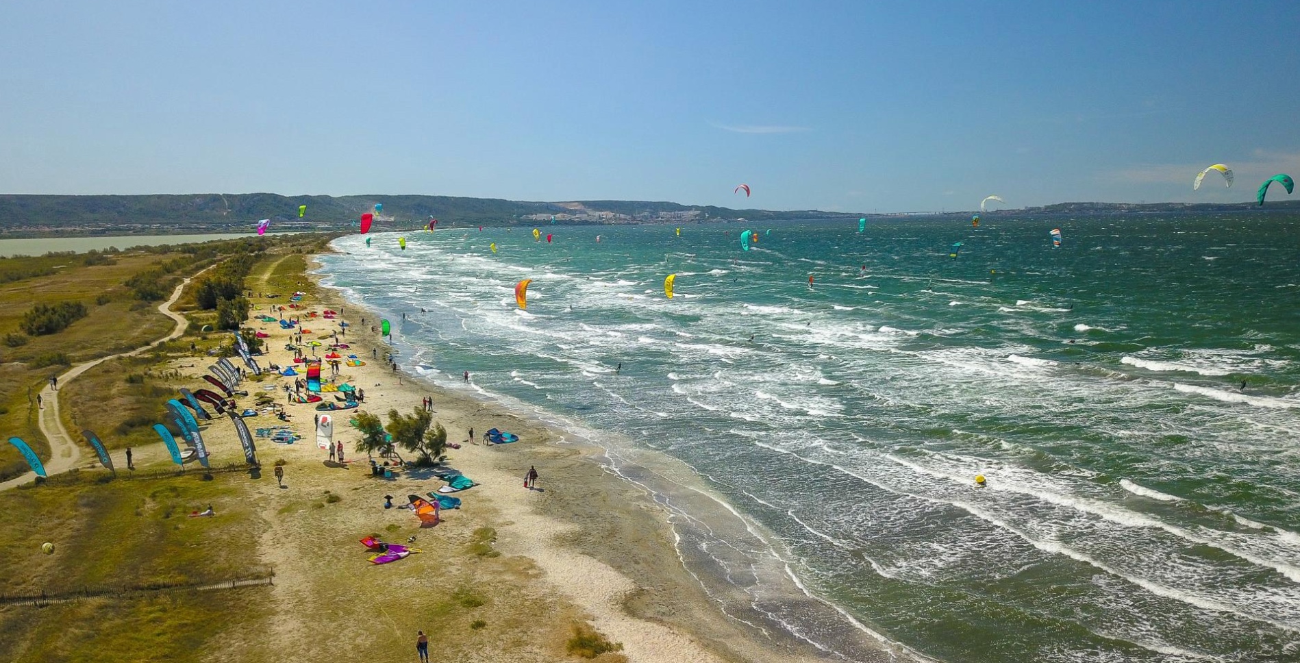 Wingfoil spot Plage du Jaï in Marignane, France