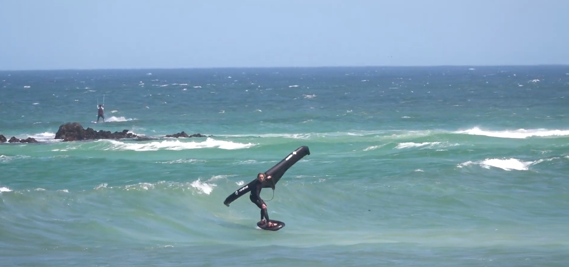 Wingfoil spot Big Bay in Blouberg, Cape Town, South Africa, South Africa