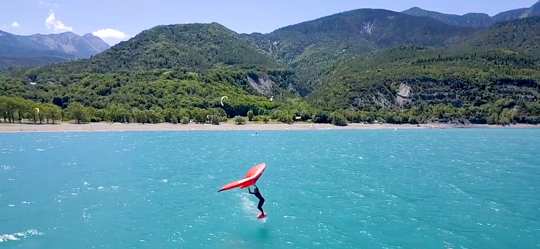 Wingfoil spot Lac de Serre-Ponçon in Savines-le-Lac, France