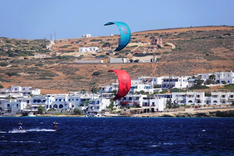 Seven-Day Kiting and Winging Adventure Aboard a Catamaran in Greece's Cyclades Islands — Cyclades, Greece, Europe
