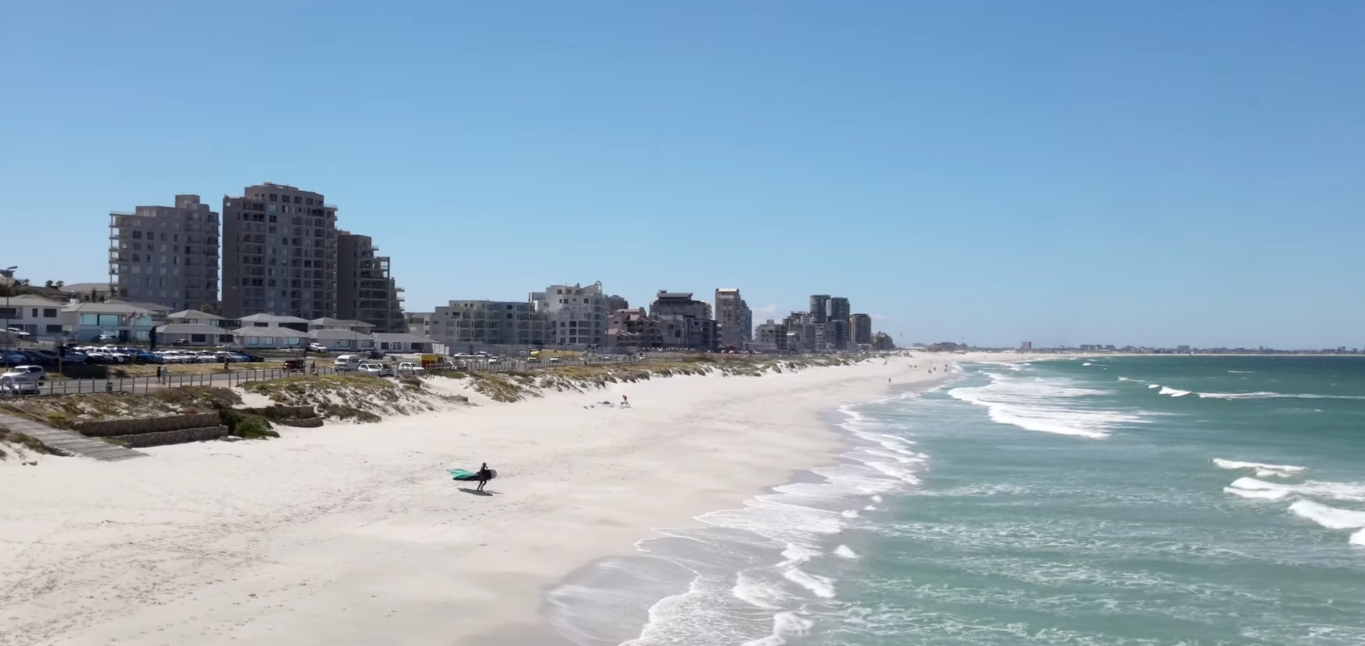 Wingfoil spot Bloubergstrand in Cape Town, South Africa