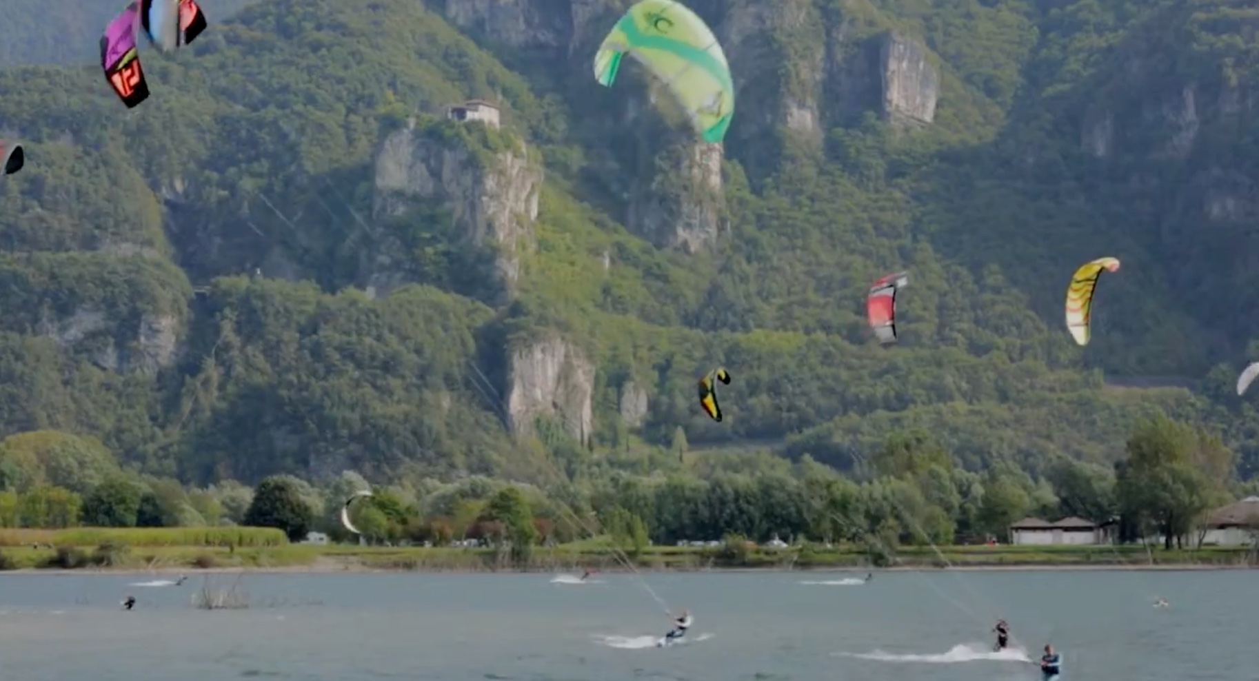 Wingfoil spot Lago d'Idro in Ponte Caffaro, Italy