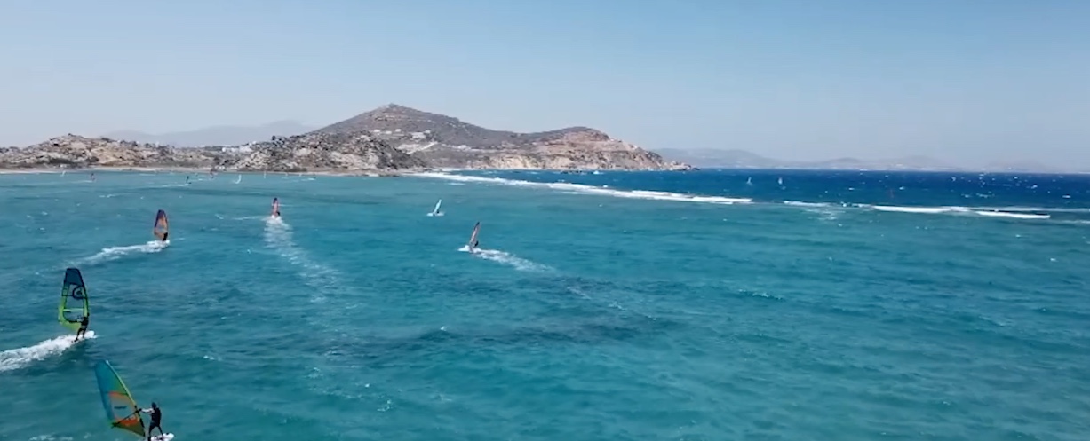 Wingfoil spot Naxos – St Georges lagoon in Agios Prokopios, Naxos, Greece