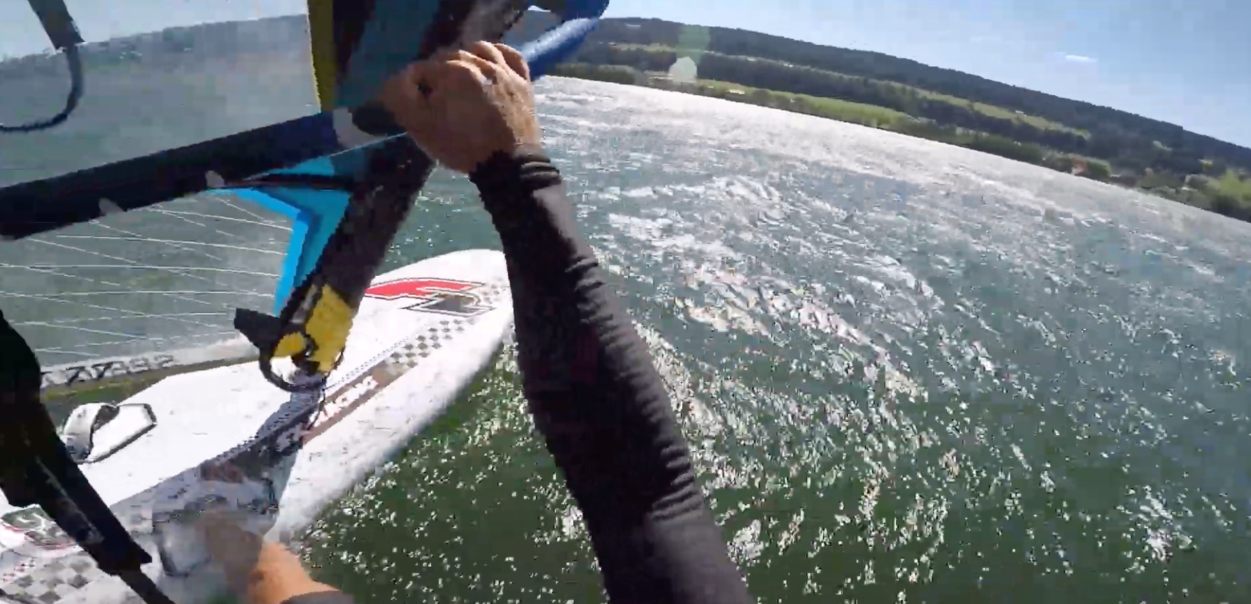 Wingfoil spot Lac de Joux in Les Bioux, Switzerland