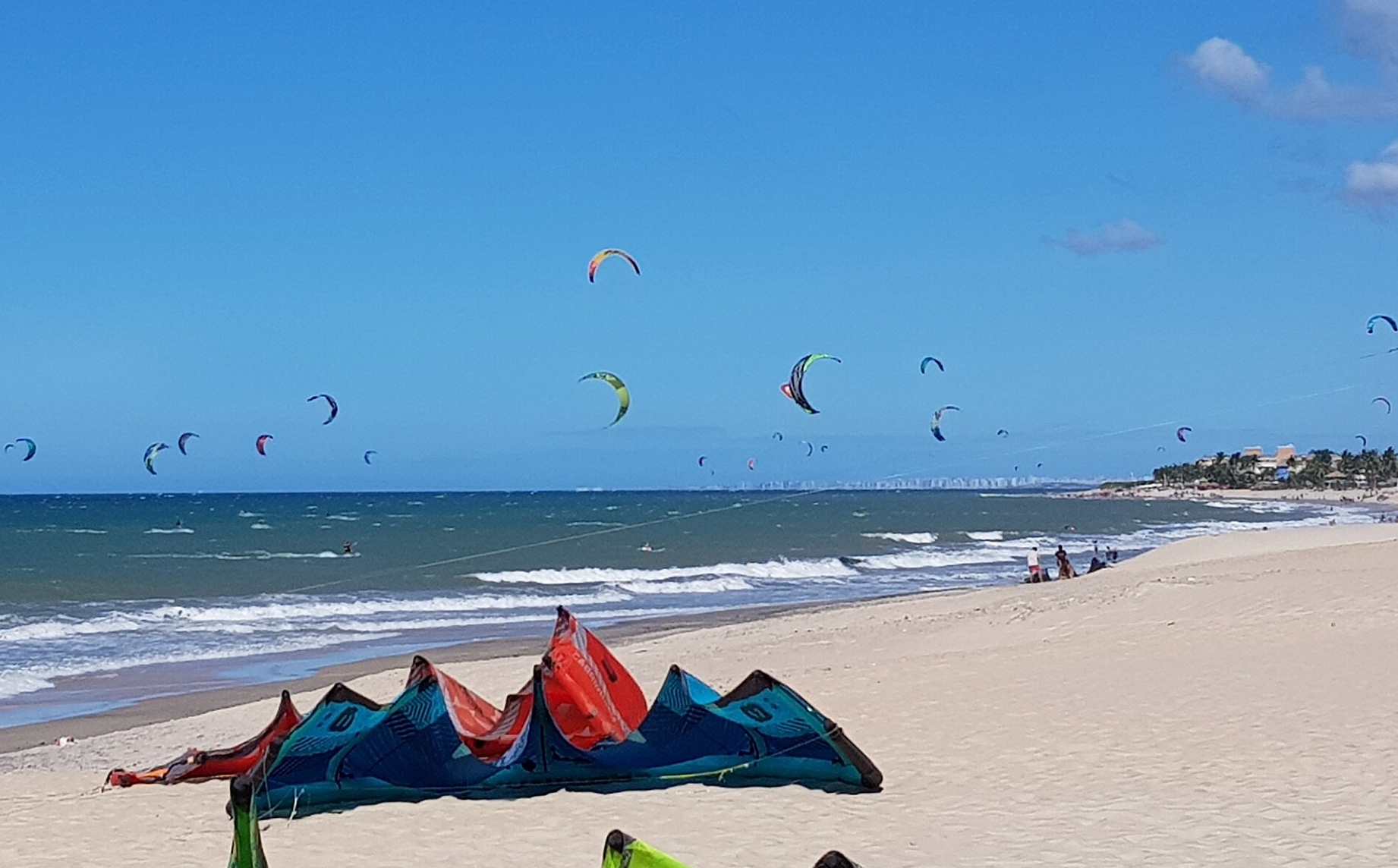 Wingfoil spot Cumbuco Beach in Cumbuco, Brazil