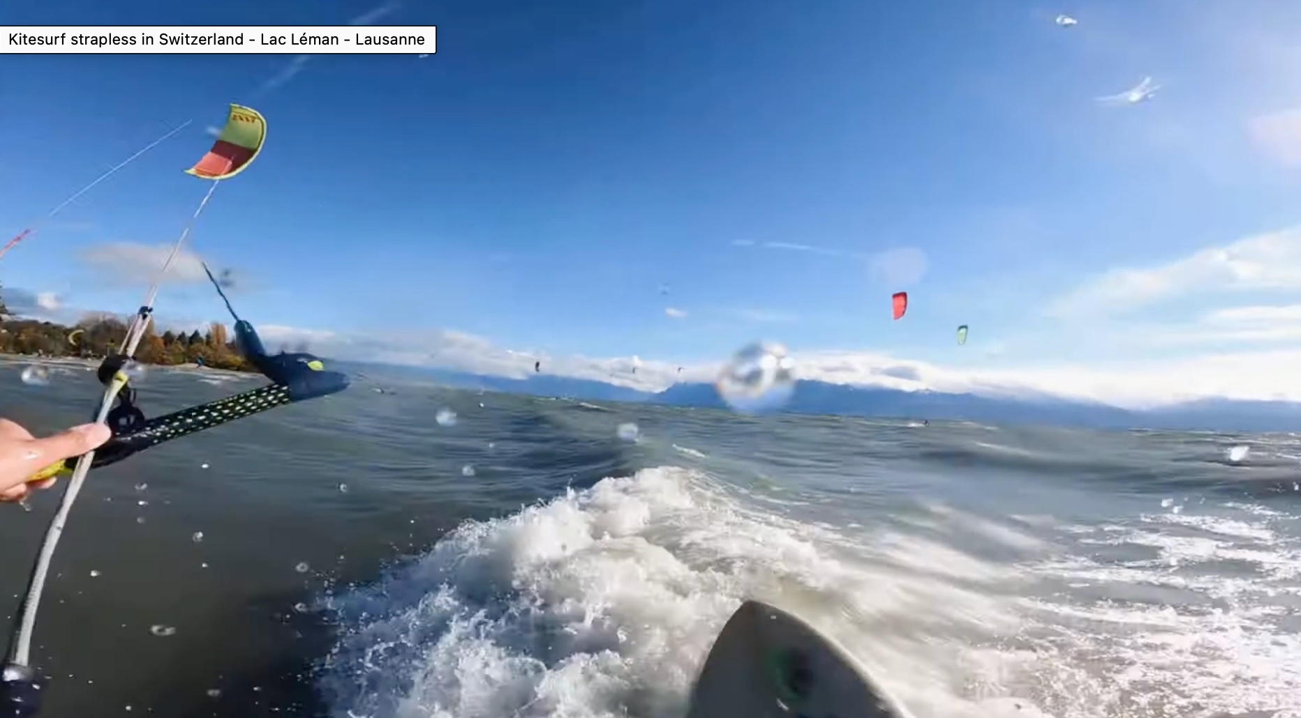 Wingfoil spot Lac Léman in Genève, Switzerland