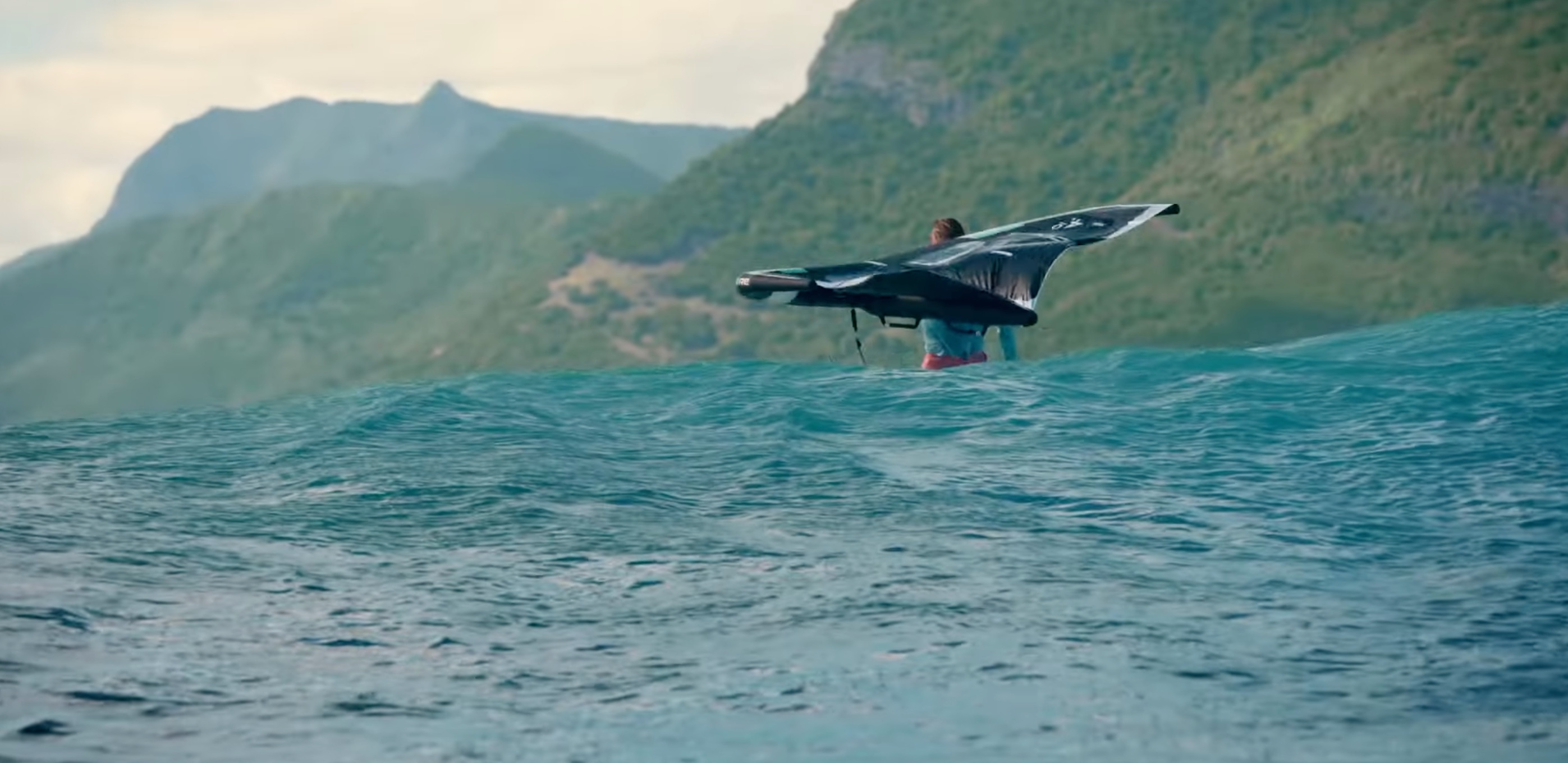 Wingfoil spot One Eye in Le Morne, Mauritius