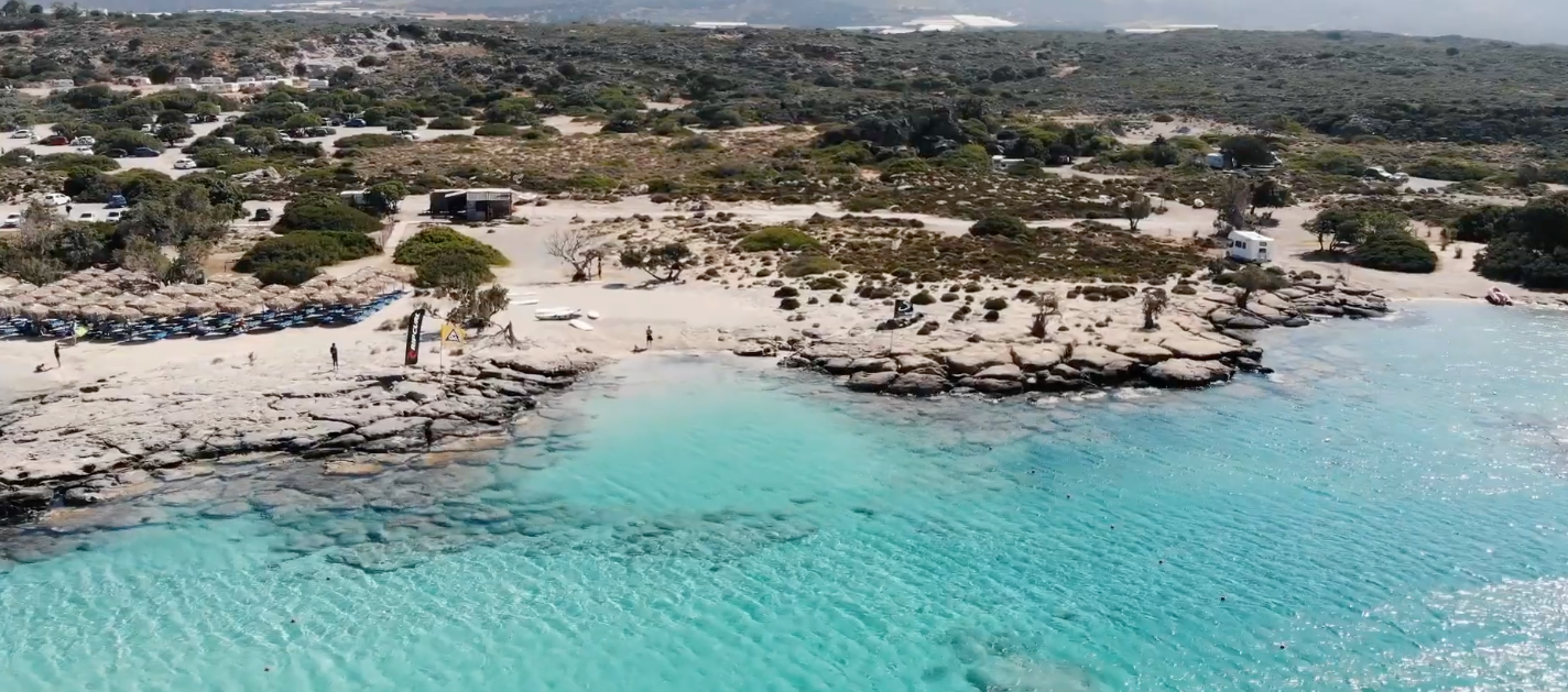 Wingfoil spot Crete – Elafonisi Lagoon in Elafonisi, Crete, Greece